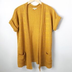 Silence & Noise Mustard Cardigan